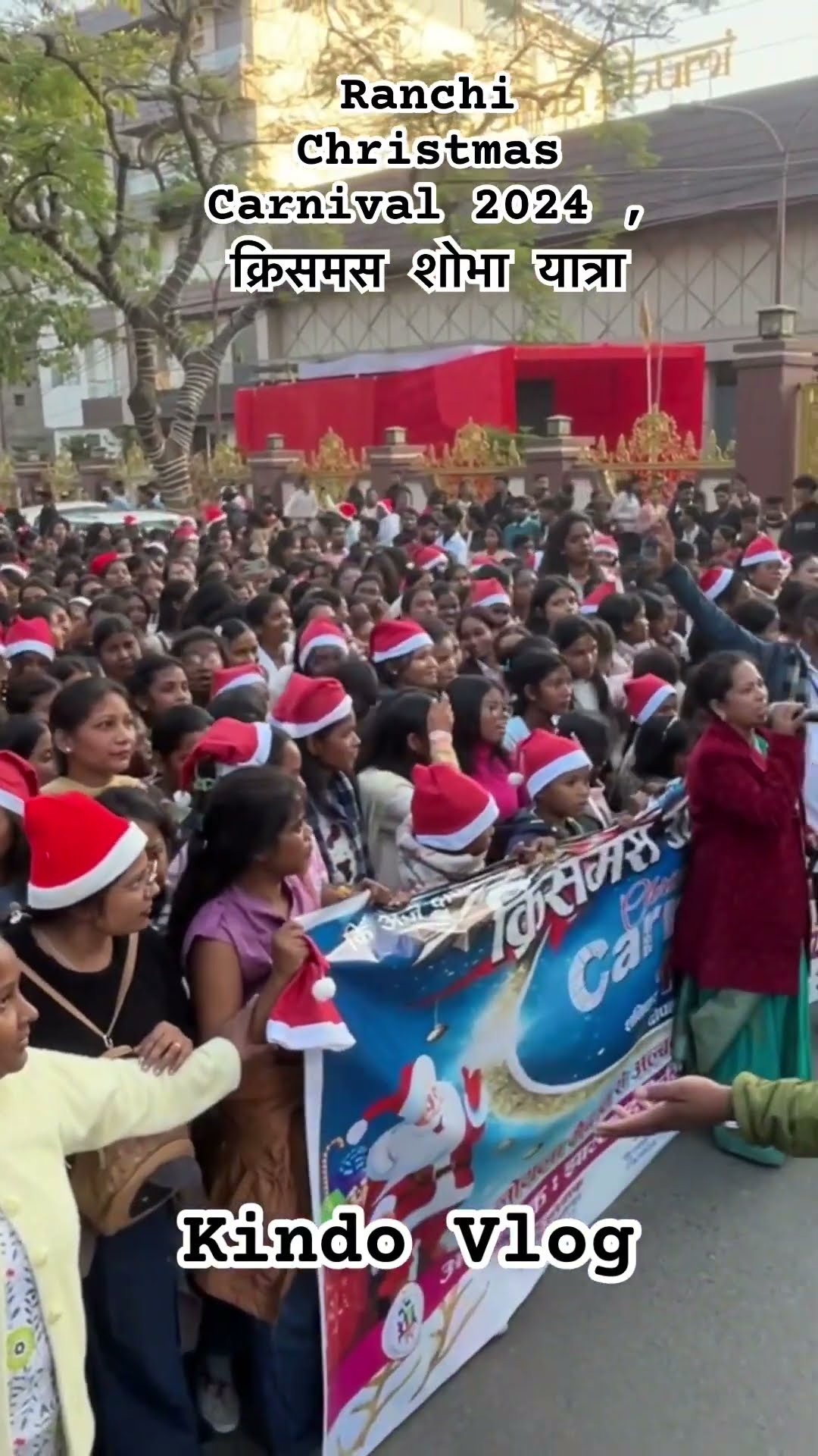 Ranchi Christmas Carnival 2024 , क्रिसमस शोभा यात्रा/video126